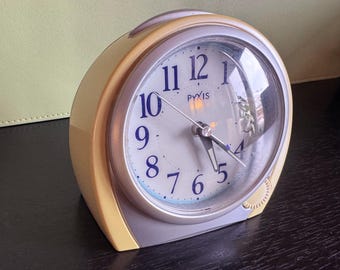 Cute Vintage Alarm Clock | Mellow Yellow | 90's
