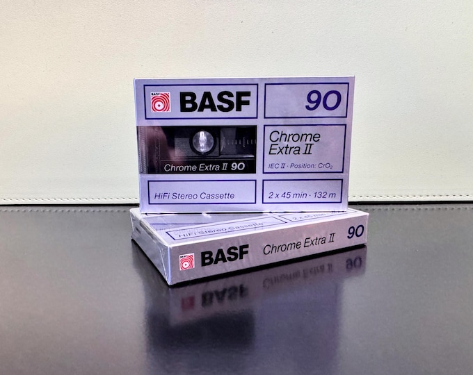 BASF Chrome Extra II 90 - 1988 - Type 2 High Bias Cassette Tape | Sealed | New | French