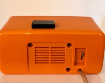 Vintage Flip Clock | Seiko DP-691E | Restored | Orange Zest | 1974