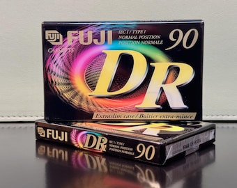 Fuji DR 90 | 1998 | Type 1 Cassette Tape | Vintage | Sealed  | China