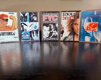 Vintage Cassette Tapes - Rock & Pop