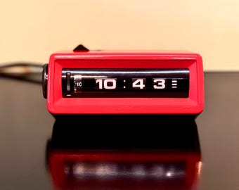 Vintage Alarm Clock | Lumitime | La Rouge | Rare | Made in Japan | 70's