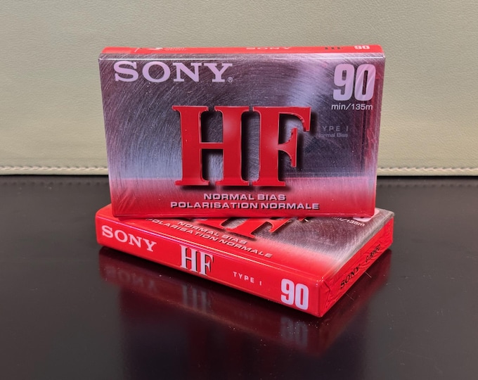 Sony HF 60/90 - 1996 - Type 1 Cassette Tape | Sealed | New Old Stock
