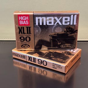 Maxell XLII 90 | 1998 | Type 2 Cassette Tape | Sealed | Japan