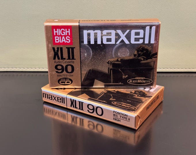 Maxell XLII 90 - 1998 - Type 2 Cassette Tape | Sealed | Mint