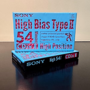Sony CDix 54 | 1991 | Type 2 Cassette Tape | Sealed | Japan