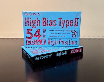 Sony CDix 54 | 1991 | Type 2 Cassette Tape | Sealed | Japan