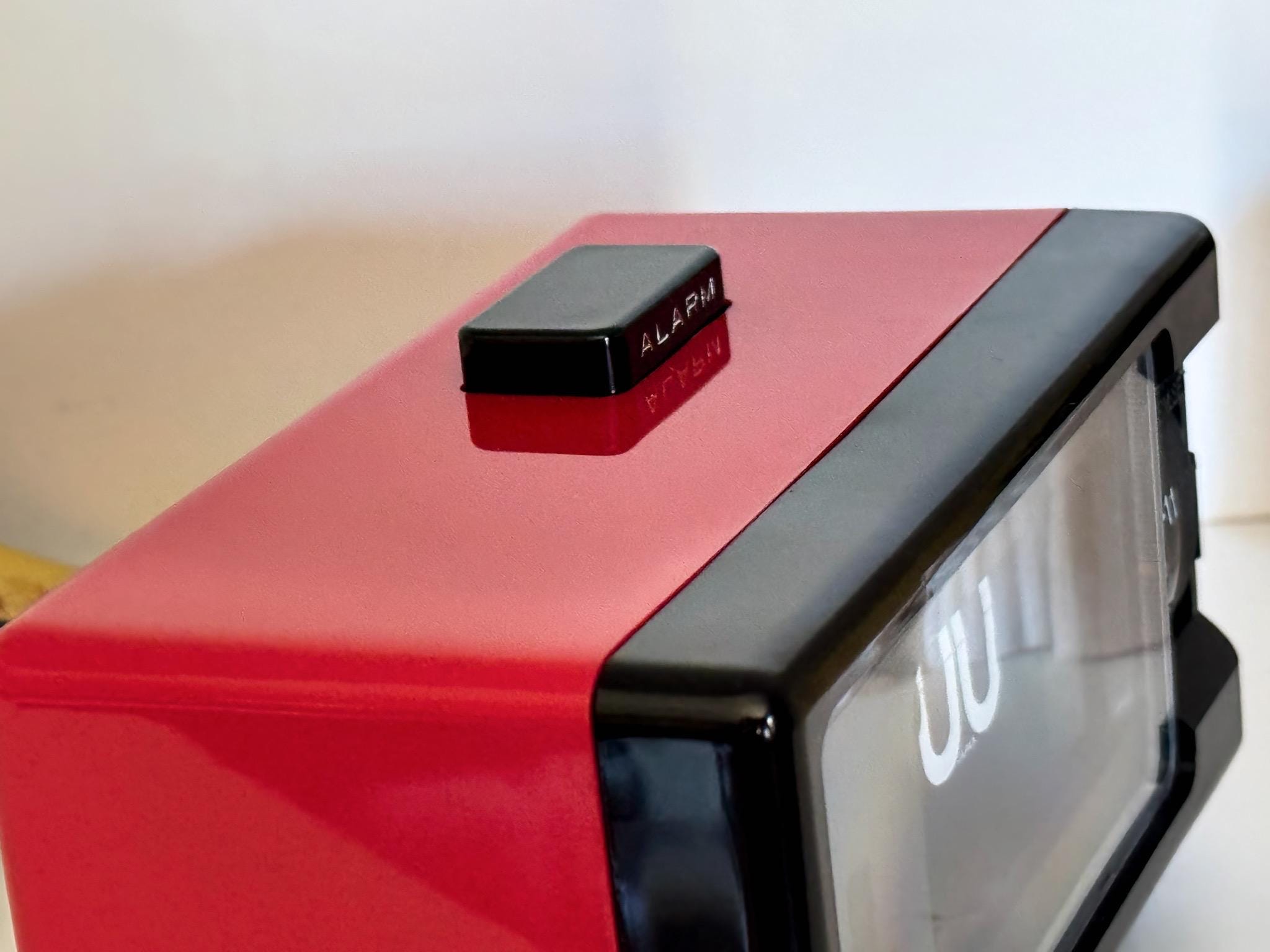 Vintage Seiko Flip Clock in Rocket Red - Etsy