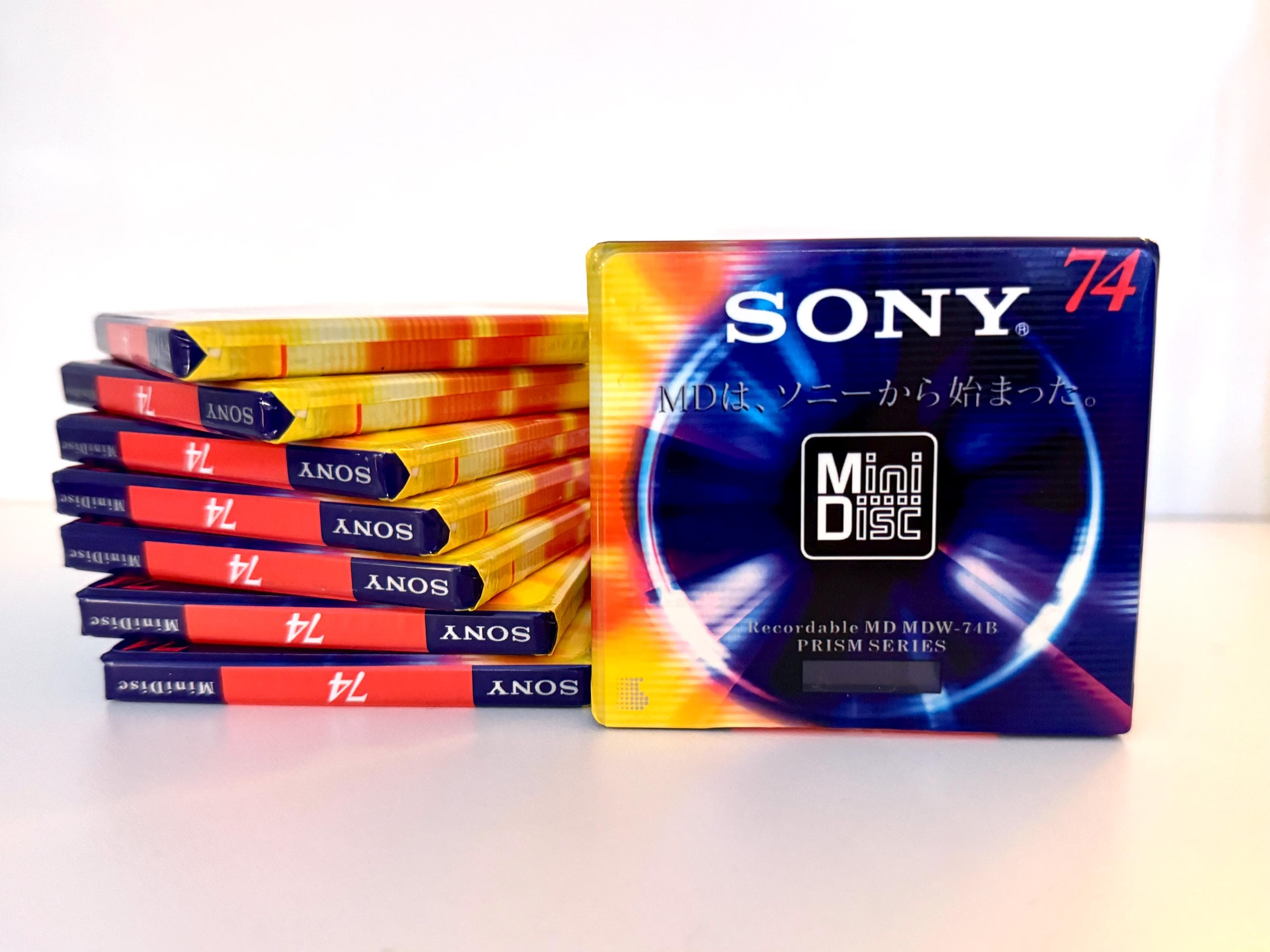 Lot De 7 Minidisc Sony - 74 Minutes - Neufs Sous Emballage
