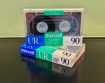 Maxell UR 90 - 1988 - Type 1 Cassette Tape | Sealed | Mint
