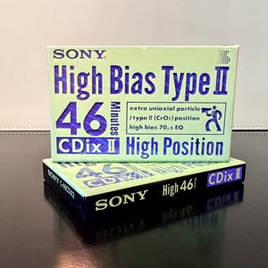 Sony CDix 46 | 1991 | Type 2 Cassette Tape | Sealed | Japan