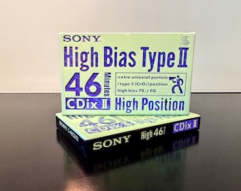 Sony CDix 46 | 1991 | Type 2 Cassette Tape | Sealed | Japan