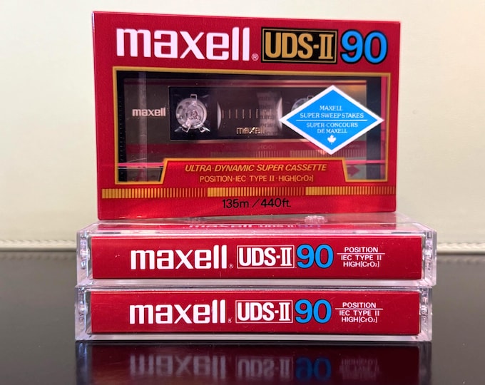 Maxell UDSII 90 | 1985 | Type 2 Cassette Tape | Rare