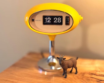 Reloj de bolsillo Space Age / Seiko DP-602 / Lunar Lemon / 1972, Japón