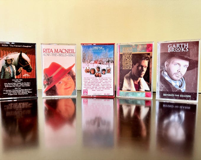 Vintage Cassette Tapes - Country Lot of 5