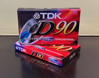 TDK D 90 | 1997 | Type 1 Cassette Tape | Sealed Japan