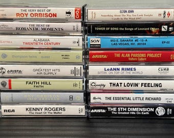 Cassettes | Various Bands and Elvis | 80's & 90's