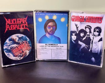 Cassettes | Al DiMeola + Georgia Satellites | 70's & 80's