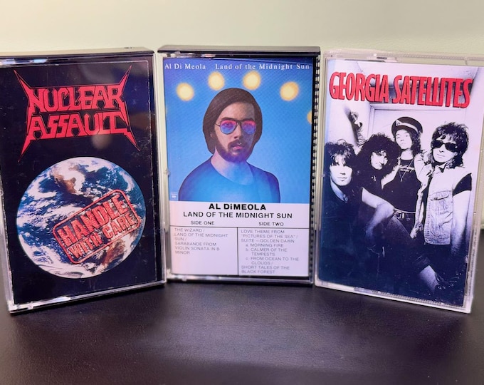 Cassettes | Al DiMeola + Georgia Satellites | 70's & 80's