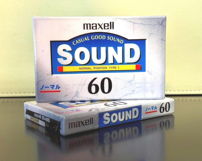 Maxell SD60 - 1997 - Type 1 Cassette Tape | Sealed | Japan | Mint