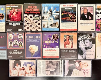 Lot of 17 Vintage Cassette Tapes | Original Releases | Canada