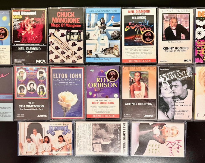 Lot of 17 Vintage Cassette Tapes | Original Releases