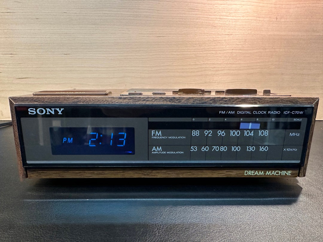 radio-r-veil-sony-icf-c70w-rares-del-bleue-technologie-r-tro-des-ann-es
