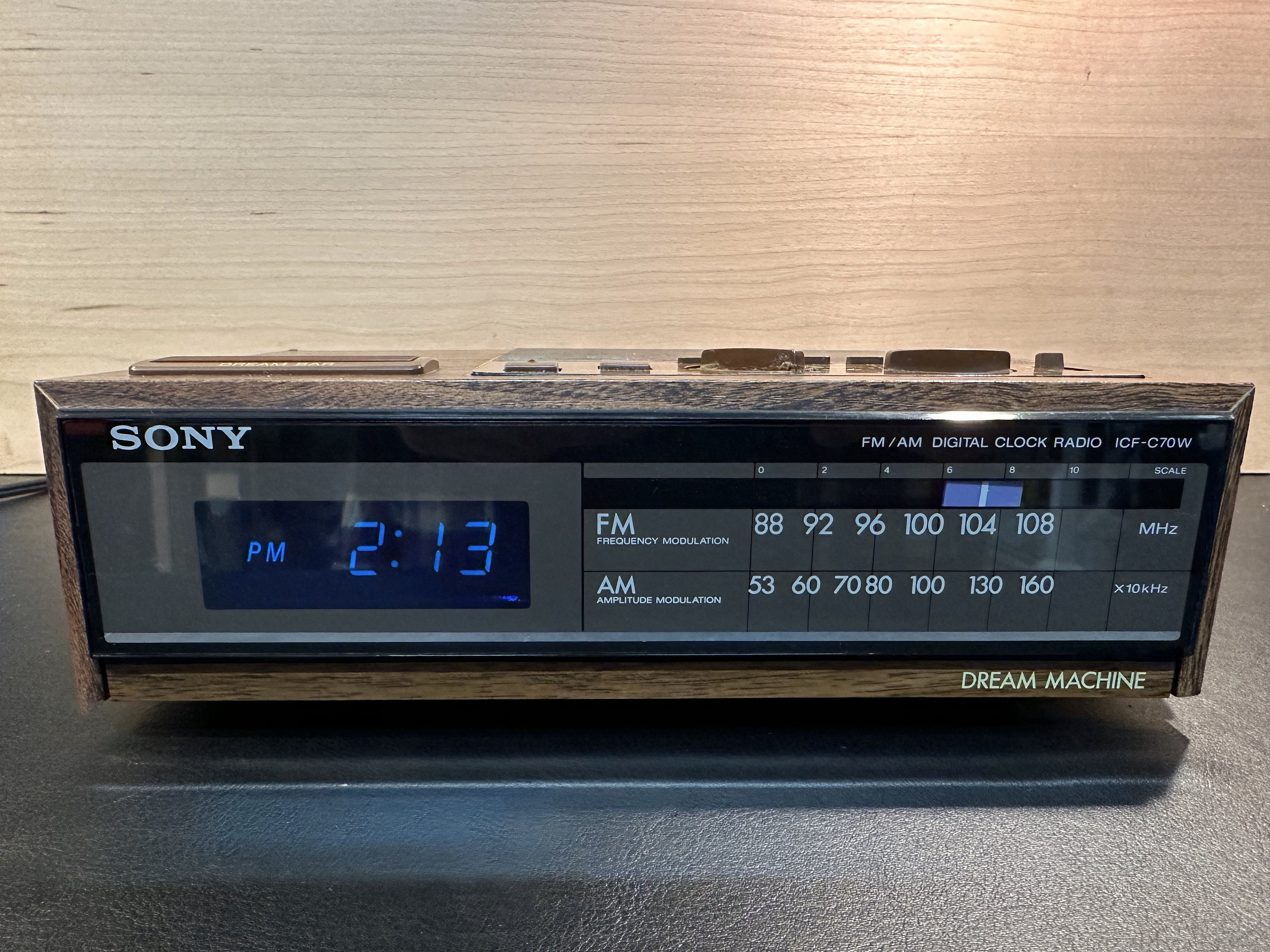 Sony ICFC-1 Alarm Clock Radio LED Negro Radio (Reacondicionado