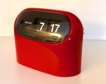 Restored 1974 Vintage Seiko DP-666 Flip Clock in Mellow Yellow - Etsy