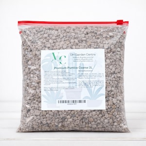 Premium Pumice for Plants – Monstera and Philodendron Plant – Natural Aeration & Drainage, Reusable Pumice Stone Mix (2L)