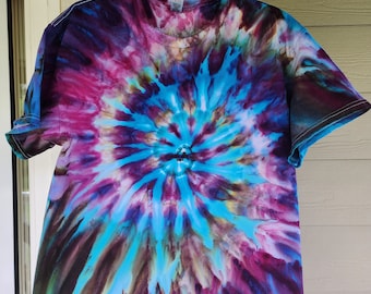 Custom Color Spiral Ice Dye TShirt