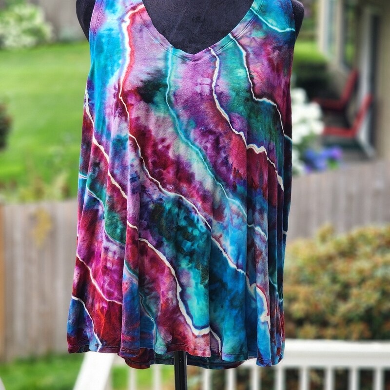GIRLS TIE DYE TANK TOP main image 0