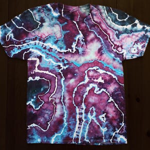 Custom Geode Style Hand Tie Dye Tshirt