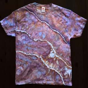 Geode Style Hand Tie Dye Large Tshirt