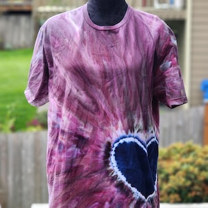 Geode Style Hand Tie Dye Large Tshirt