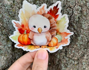 Watercolor October Floral Stickers Fall Flower Cozy Fall Stickers Fall Stickers Autumn Fall Vibes Stickers Fall Is Here Thanksgiving Sticker
