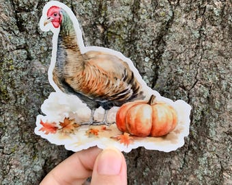 Watercolor October Floral Stickers Fall Flower Cozy Fall Stickers Fall Stickers Autumn Fall Vibes Stickers Fall Is Here Thanksgiving Sticker