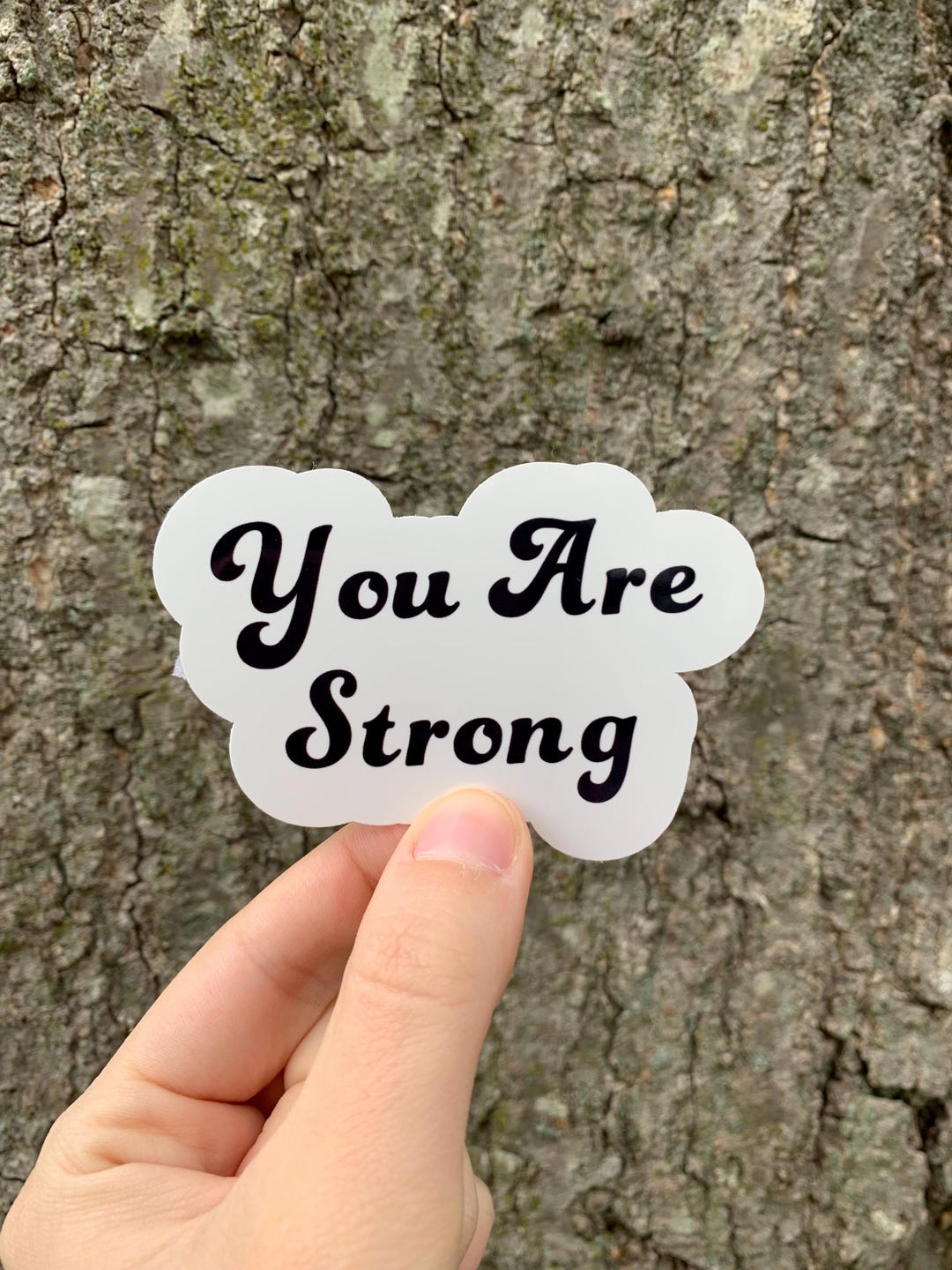 Getting Strong Stickers You Are Strong Affirmation Stickers Positivity Stickers Inspiring ...