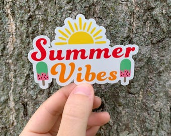 Summer Stickers Summer Vibes Beach Stickers Hello Summer Tropical Summer Stickers Seasonal Stickers Summer Clipart Summer Sunshine