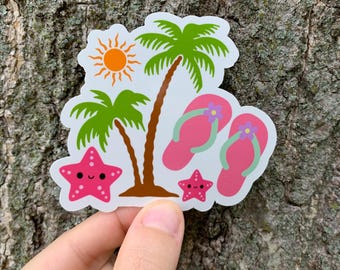 Summer Stickers Summer Vibes Beach Stickers Hello Summer Tropical Summer Stickers Seasonal Stickers Summer Clipart Summer Sunshine