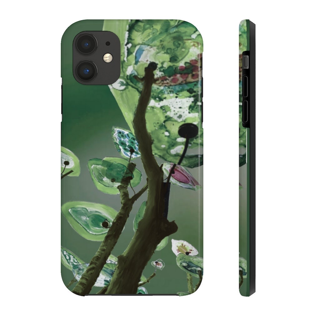 Sage Green Phone Case Green Aesthetic Flower Phone Case Etsy