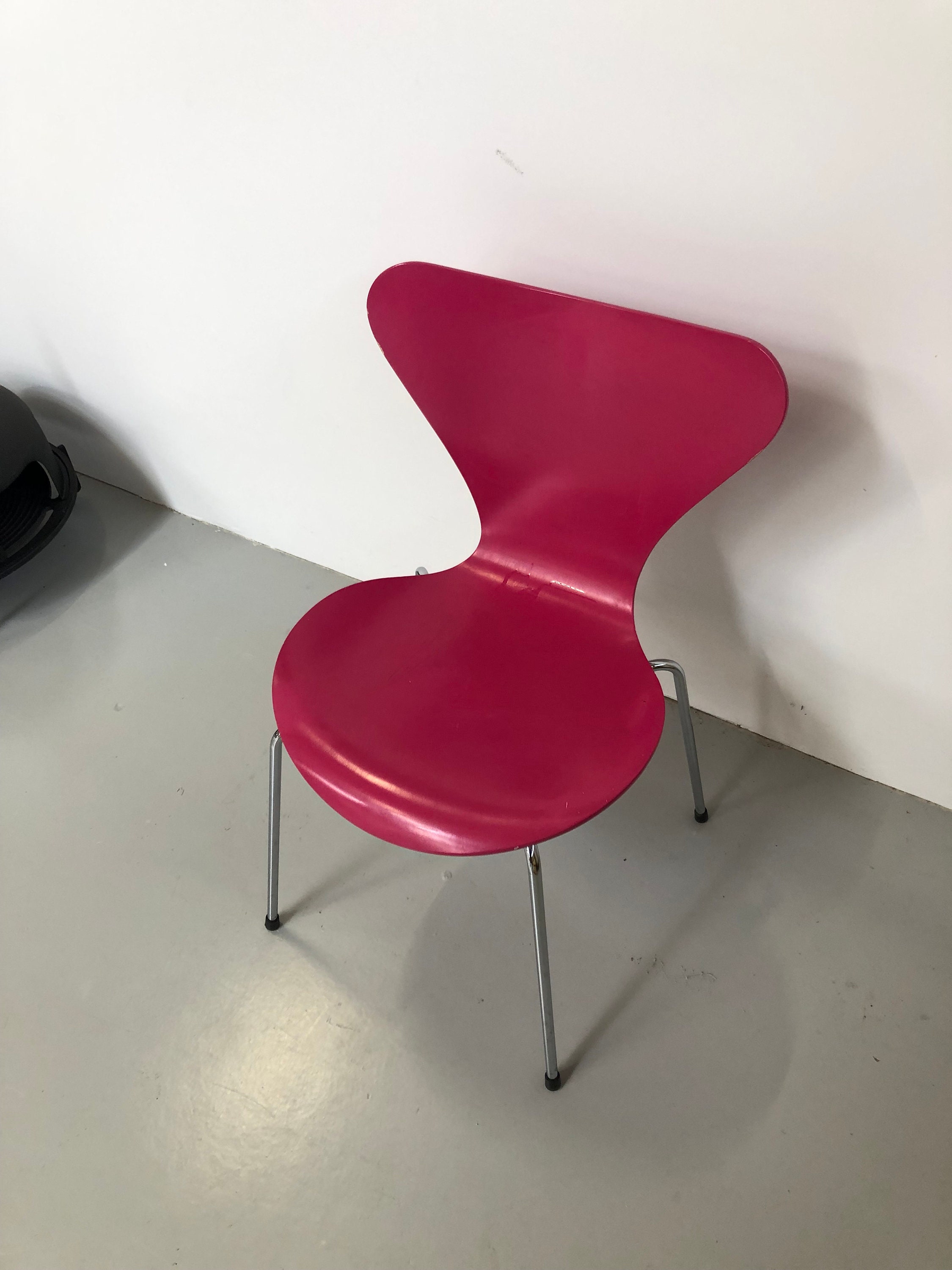 volatilitet ekskrementer karton Arne Jacobsen 7er Pink Oak Wood Chair Model 3107 Fritz - Etsy