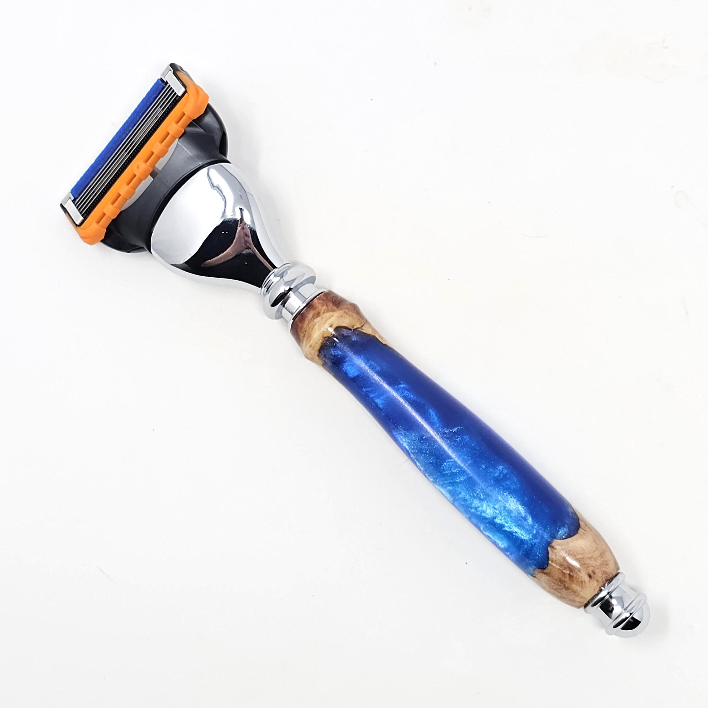 Resin Razor Fusion Razor Made From Burl Wood and Resin - Etsy