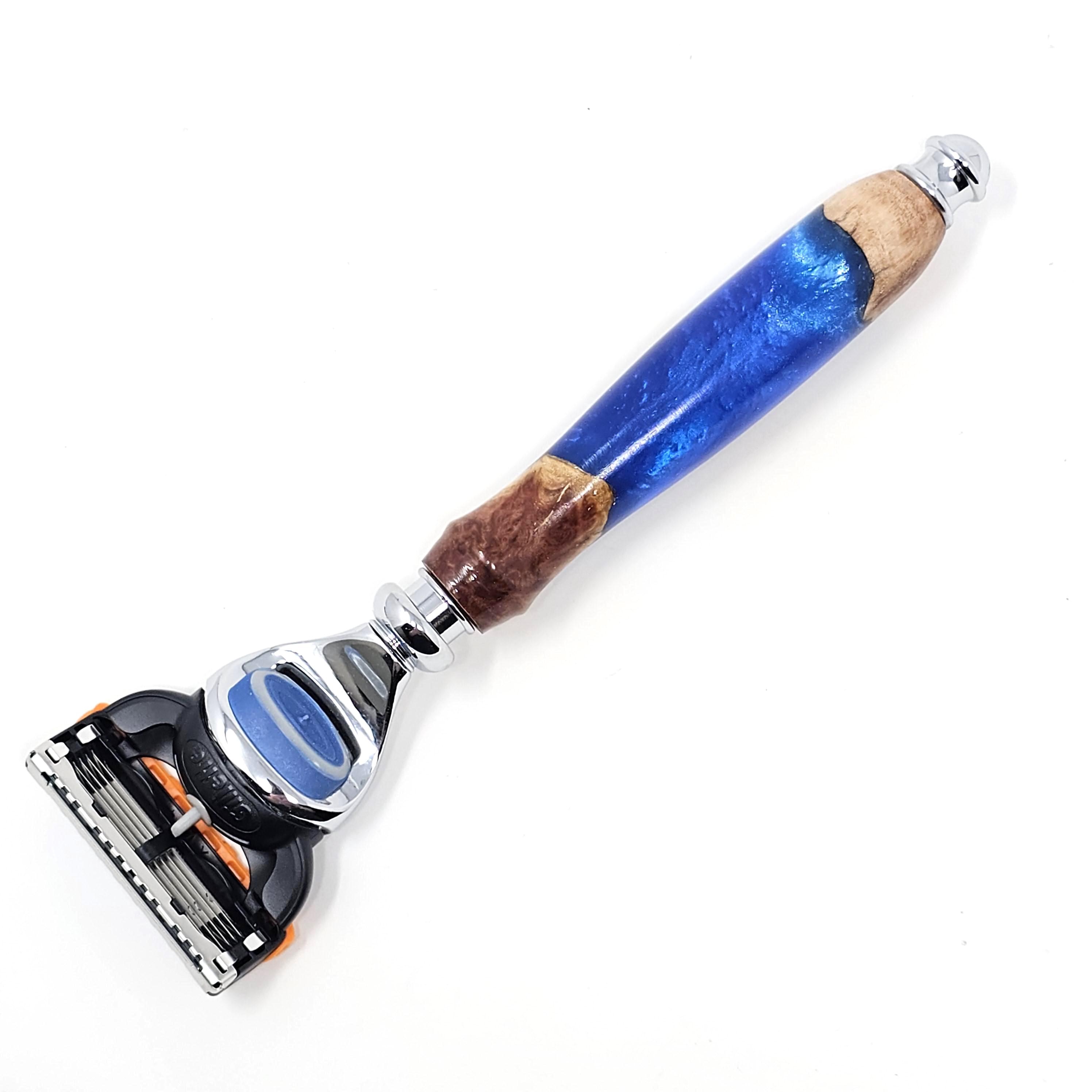 Resin Razor Fusion Razor Made From Burl Wood and Resin - Etsy