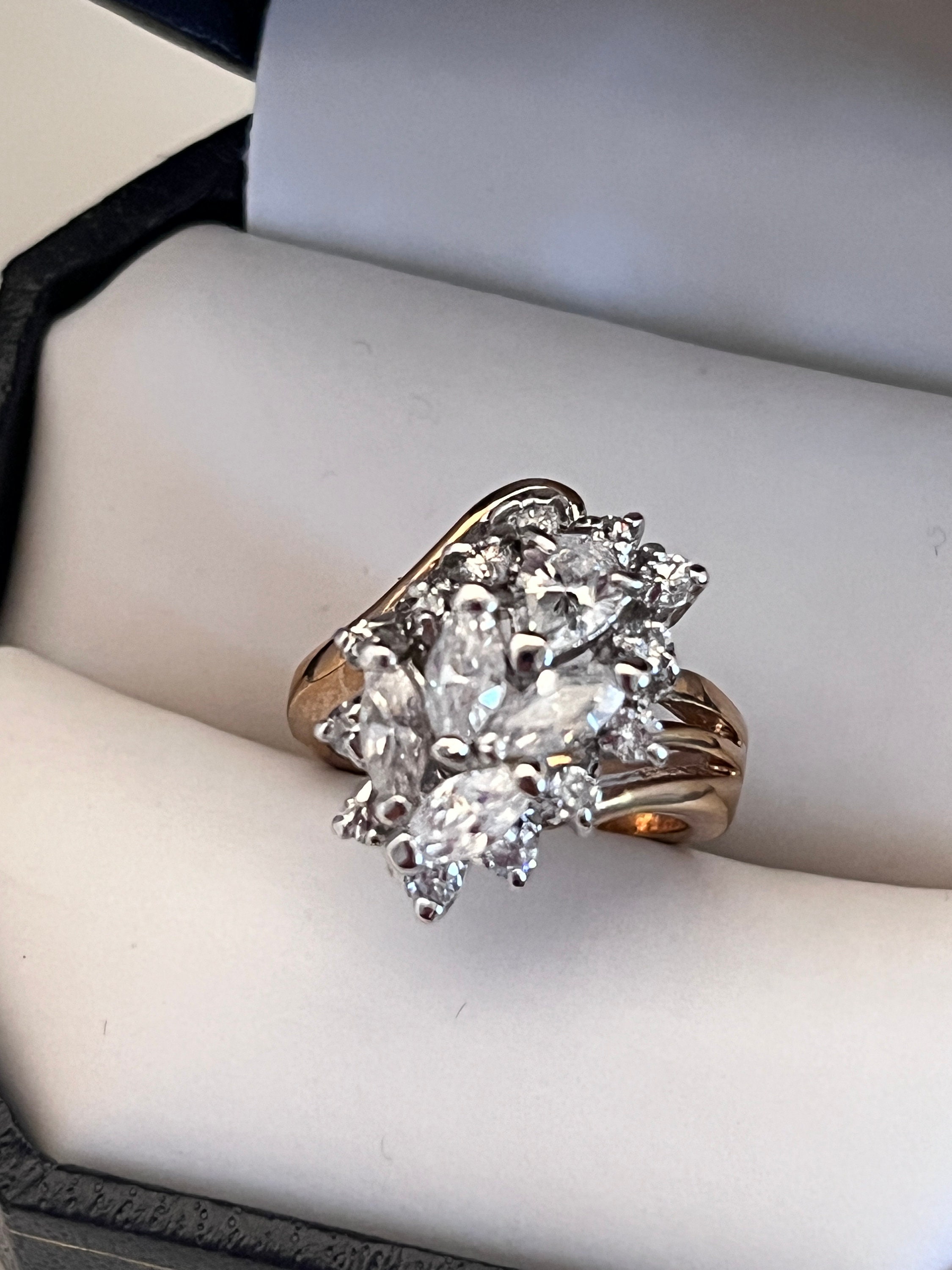 Elli Collana In Oro Giallo 14 Carati (585) Con Zircone Cubico Bianco – Gioiello PREMIUM, Fatto A Mano - 2