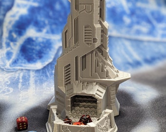 The Control Tower Sci-Fi Dice Tower: Mythic Roll