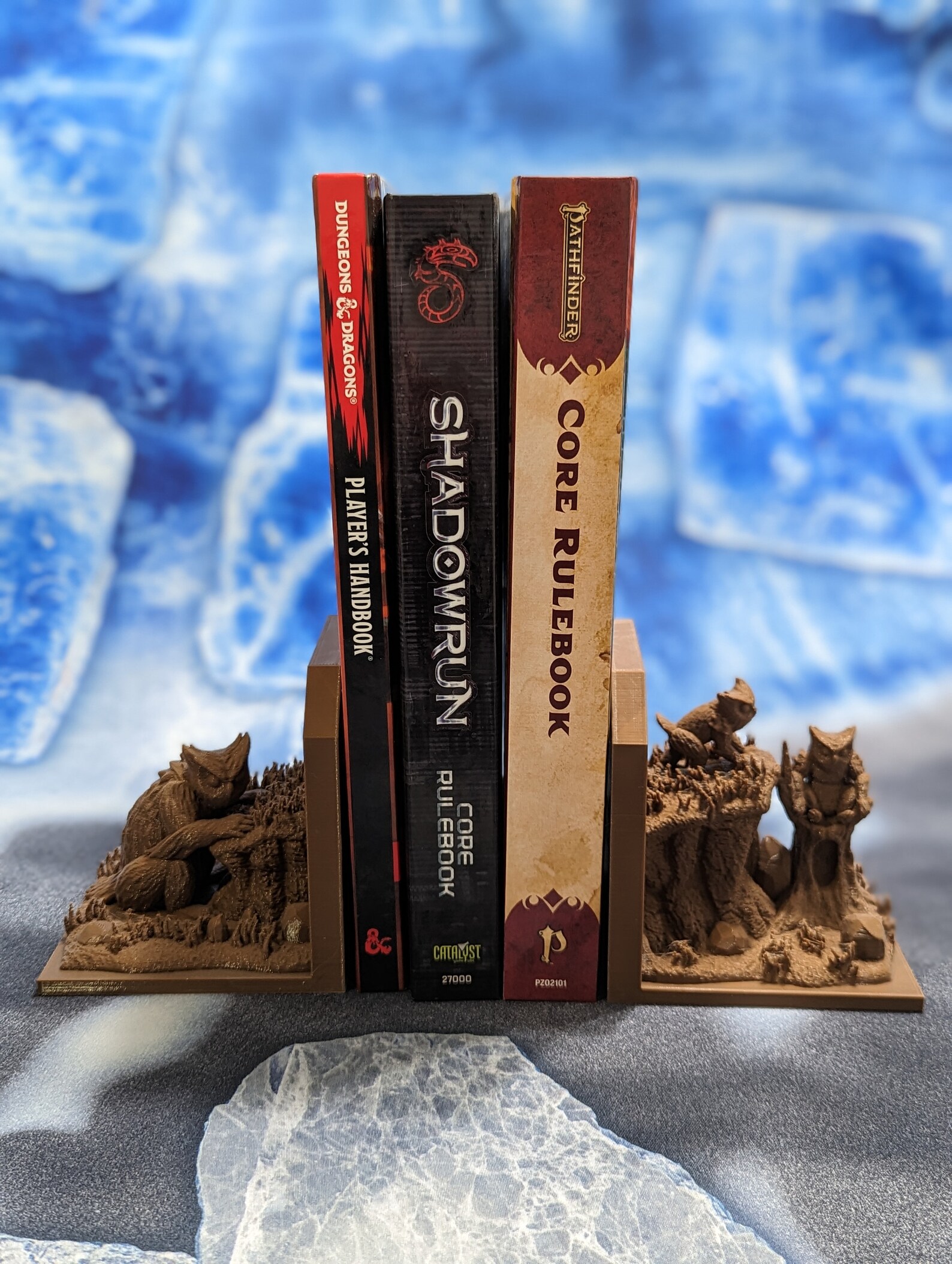 Owlbear Bookends Gaming Accessories the Level Up Etsy