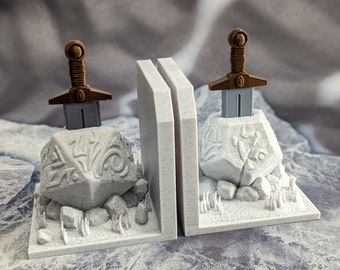 Sword in the Stone Bookend  - Gaming Accessories - The Level Up