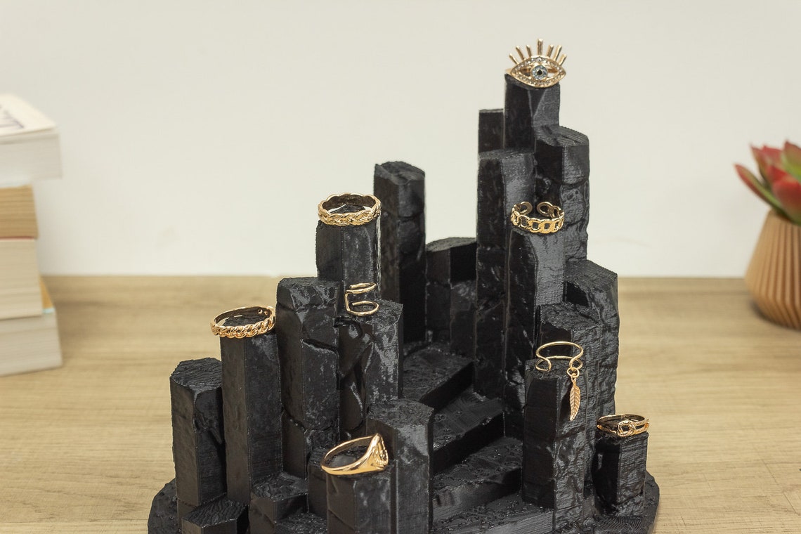 Large Pillars Jewelry Display Gift for Wife Decor Office Etsy