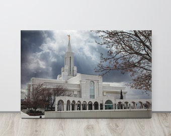 Bountiful Utah Temple Print. LDS Wall Art, Utah Temples